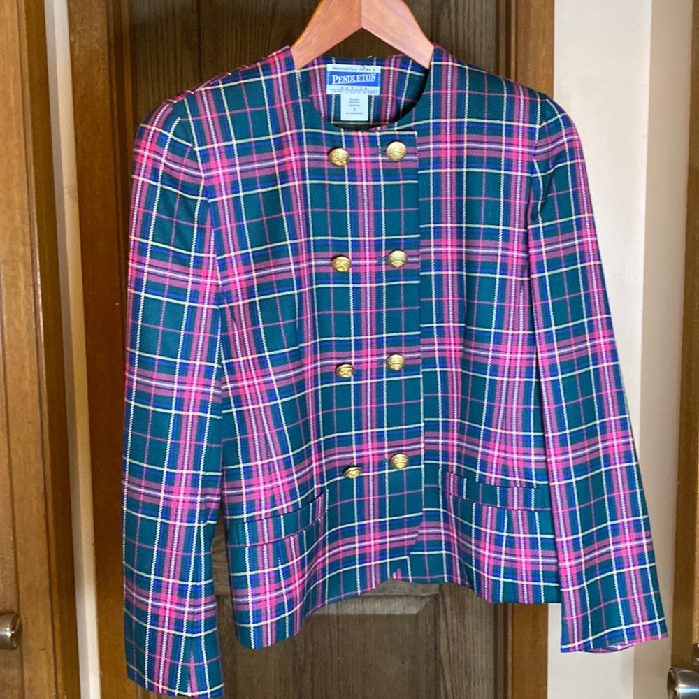 Made in USA! Vintage Pendleton Ladies Suit Jacket/ Blazer in Great Condition sz2